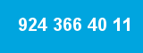 924 366 40 11